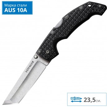 Нож COLD STEEL VOYAGER TANTO 4” PLAIN EDGE 29AT Нож COLD STEEL VOYAGER TANTO 4” PLAIN EDGE 29AT